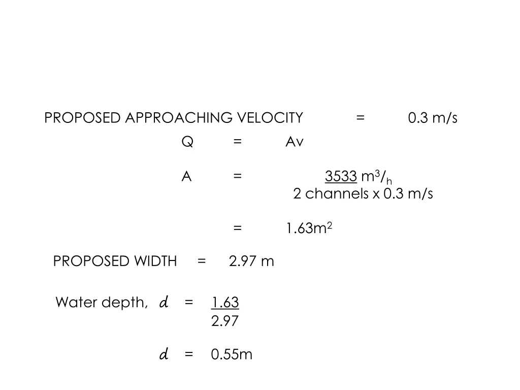 proposed approaching velocity
