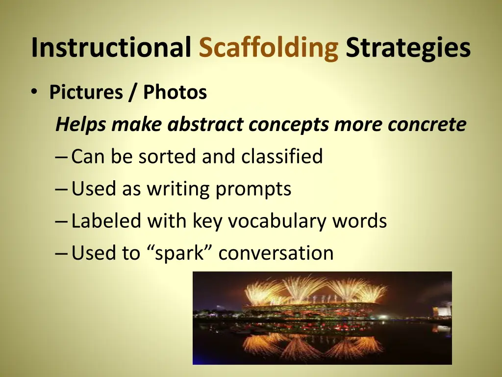 instructional scaffolding strategies