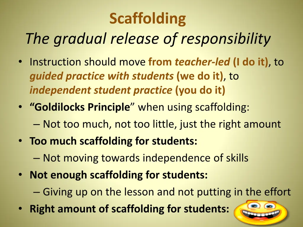 scaffolding
