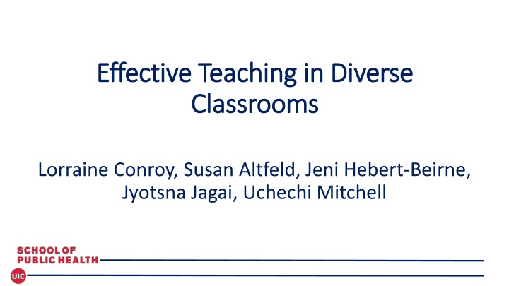 effective teaching in diverse effective teaching