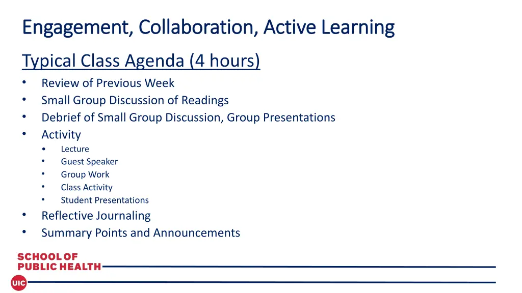 engagement collaboration active learning