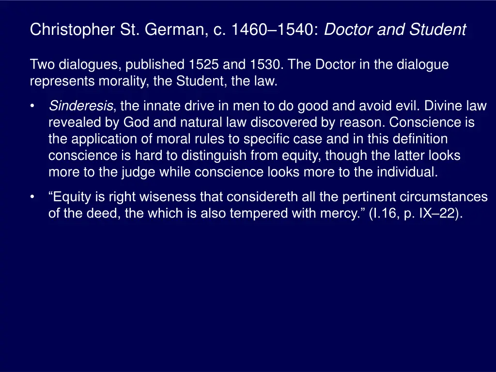christopher st german c 1460 1540 doctor