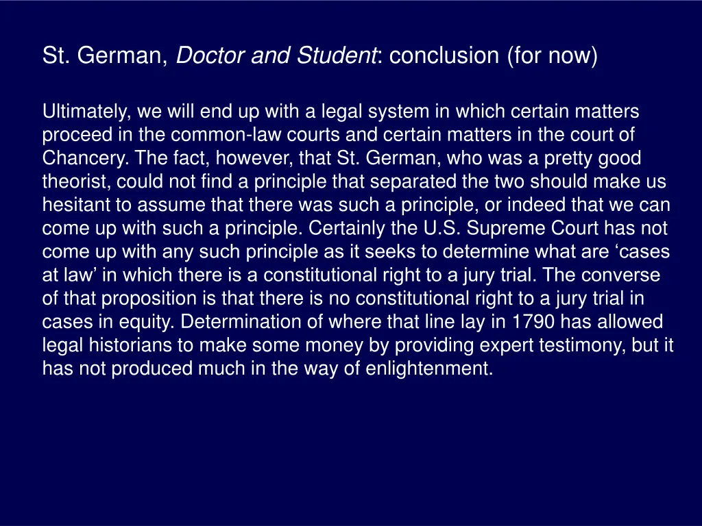 st german doctor and student conclusion for now
