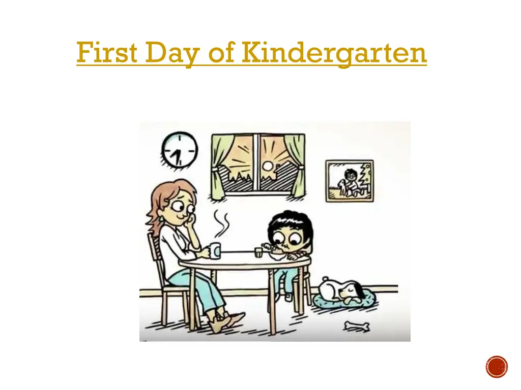 first day of kindergarten