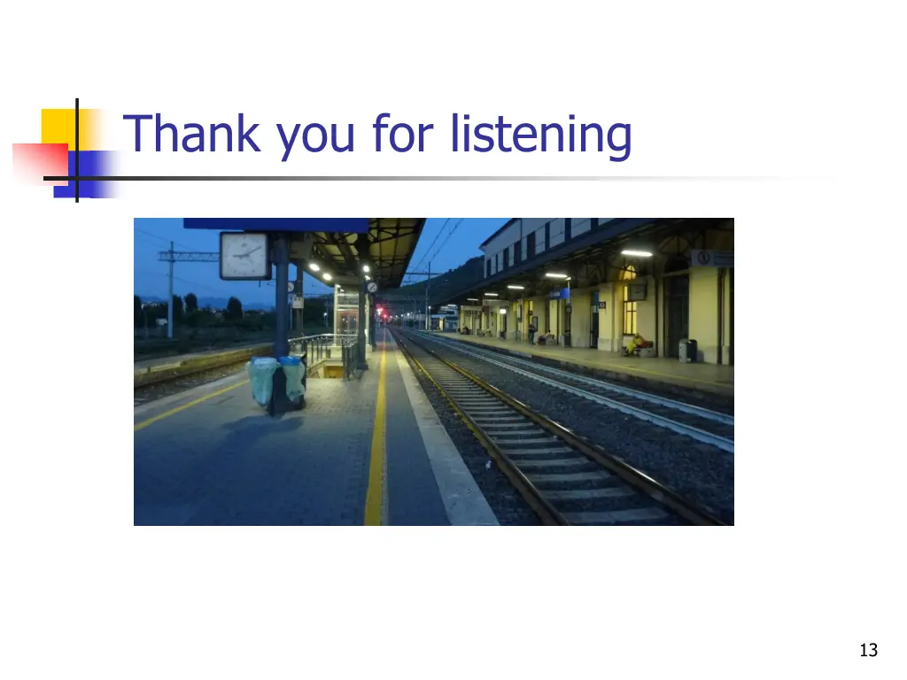 thank you for listening