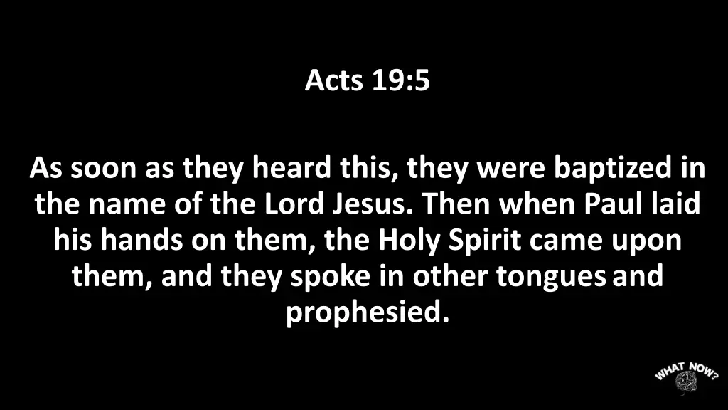acts 19 5
