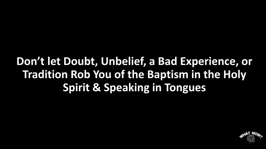 don t let doubt unbelief a bad experience