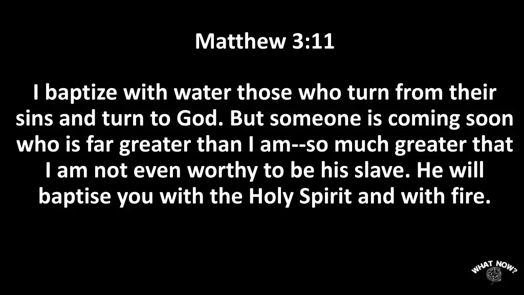 matthew 3 11