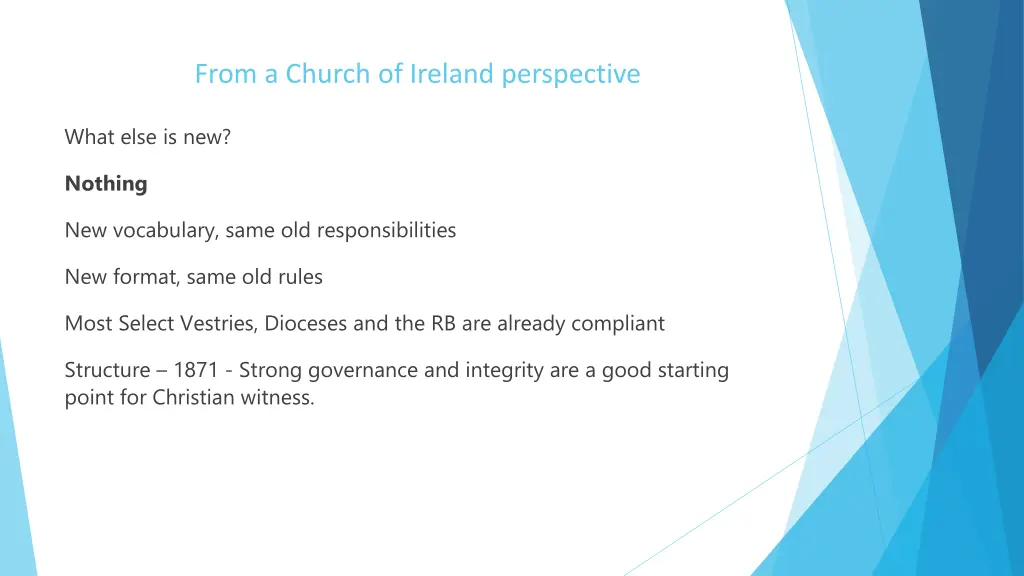 from a church of ireland perspective 1