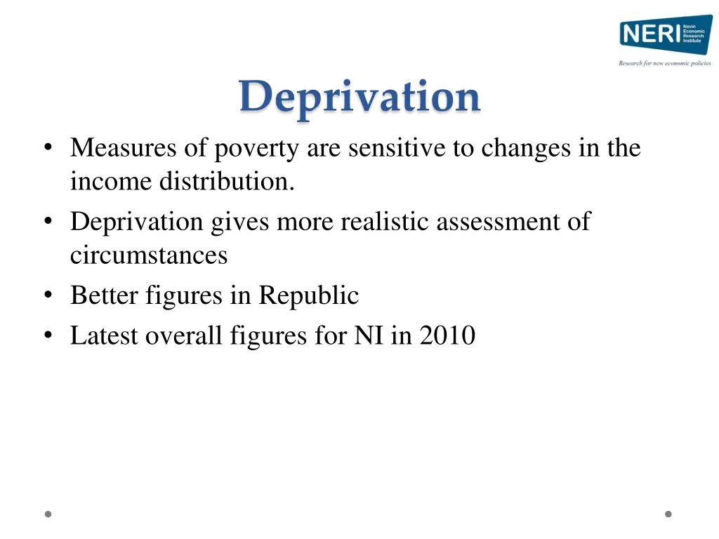deprivation