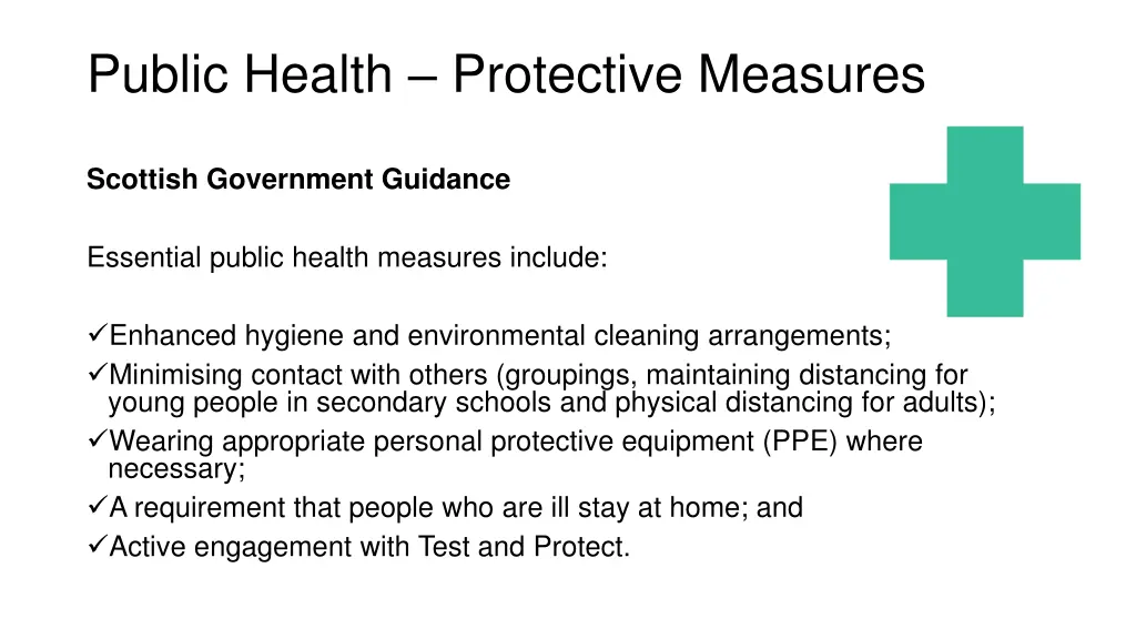 public health protective measures