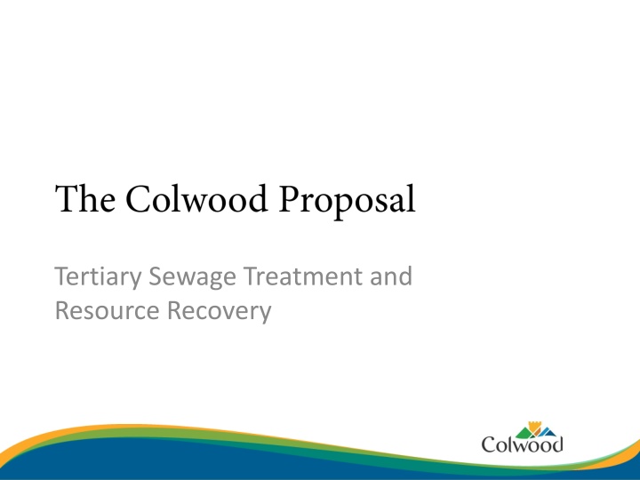 tertiary sewage treatment and resource recovery