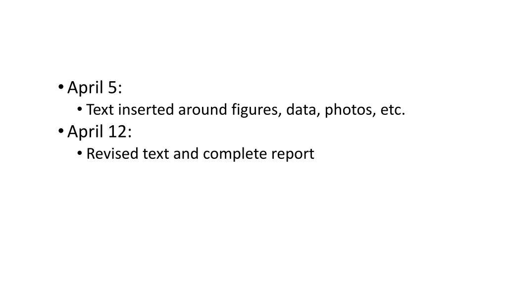 april 5 text inserted around figures data photos