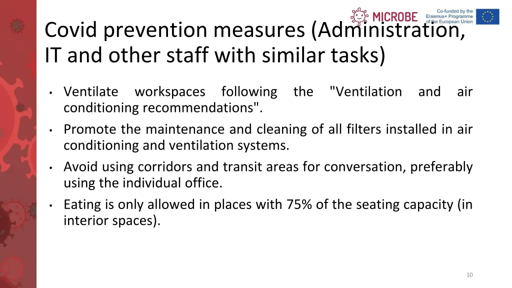 covid prevention measures administration 1