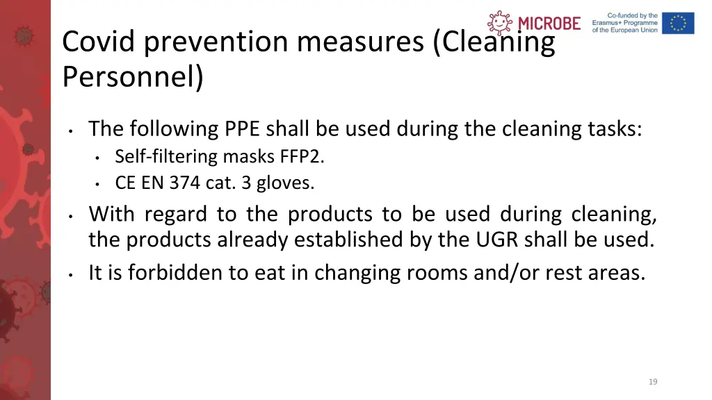 covid prevention measures cleaning personnel 1