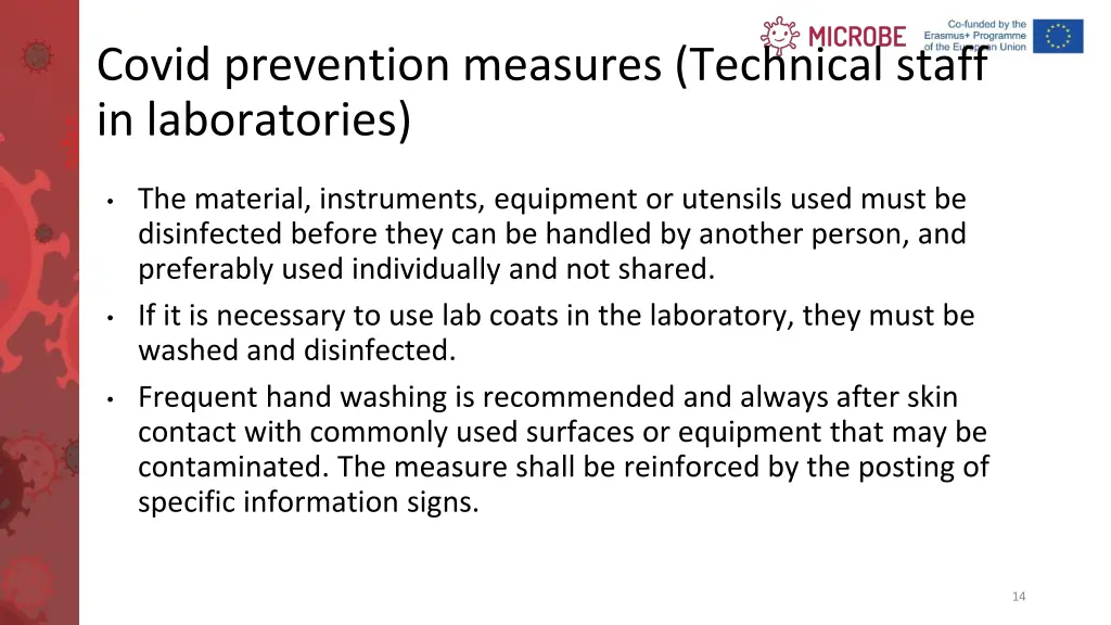 covid prevention measures technical staff 1