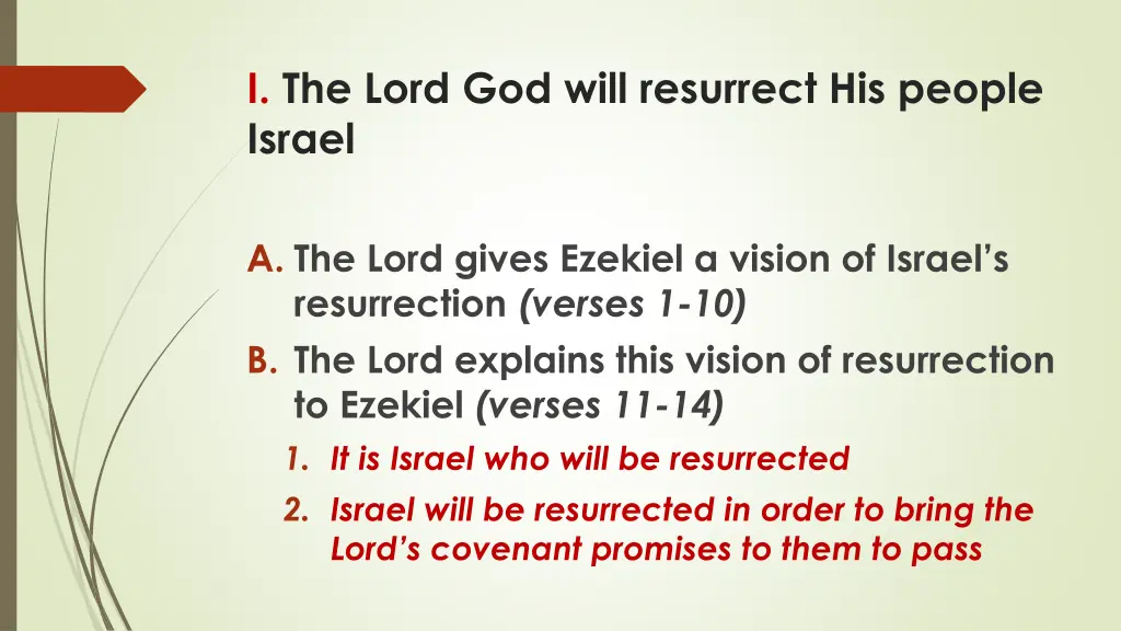 i the lord god will resurrect his people israel 2