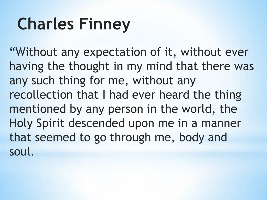 charles finney