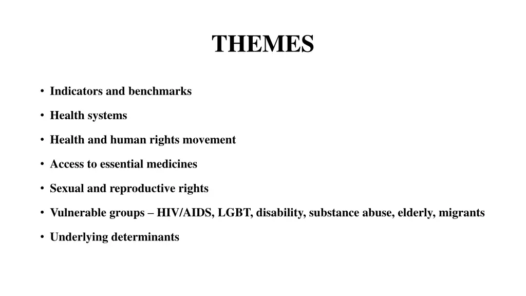 themes