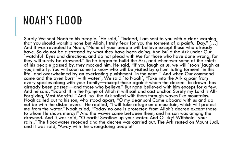 noah s flood