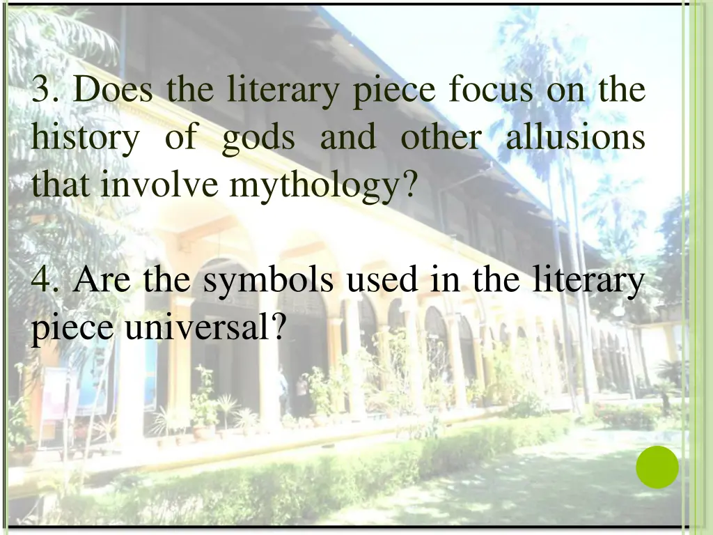 3 does the literary piece focus on the history