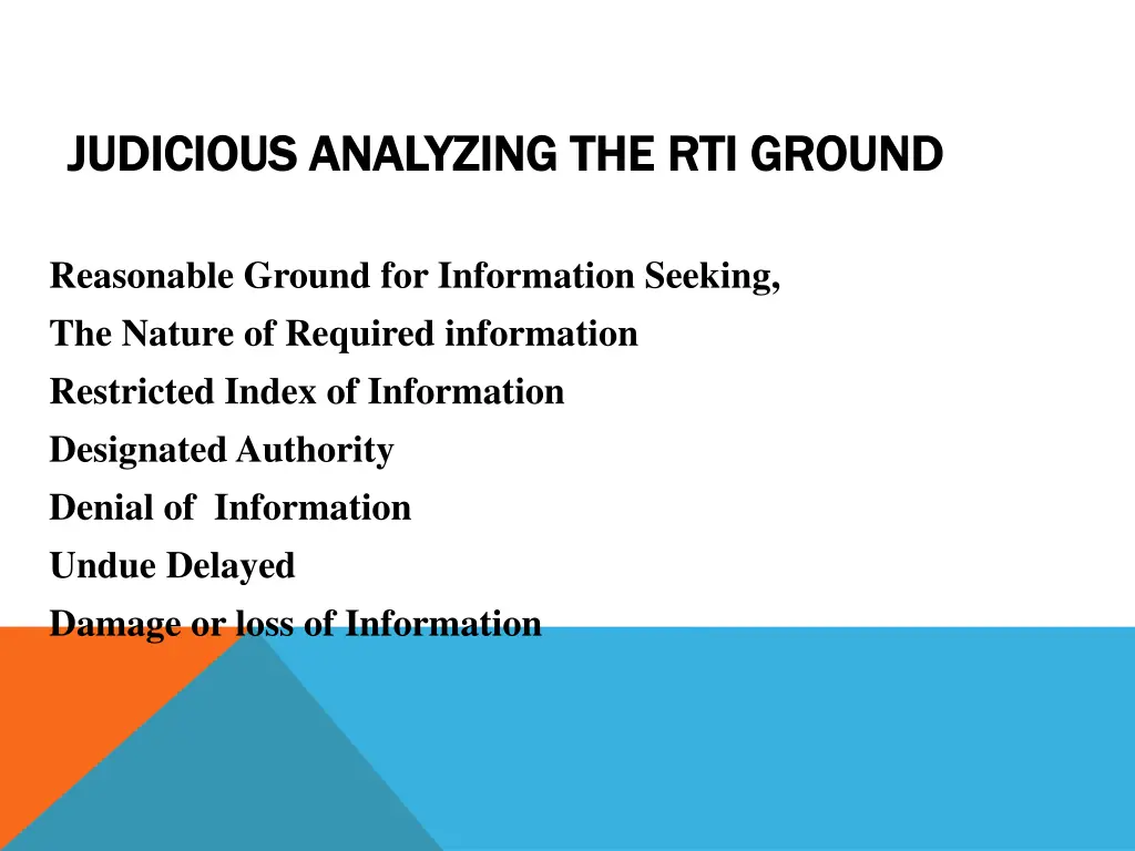 judicious analyzing the judicious analyzing