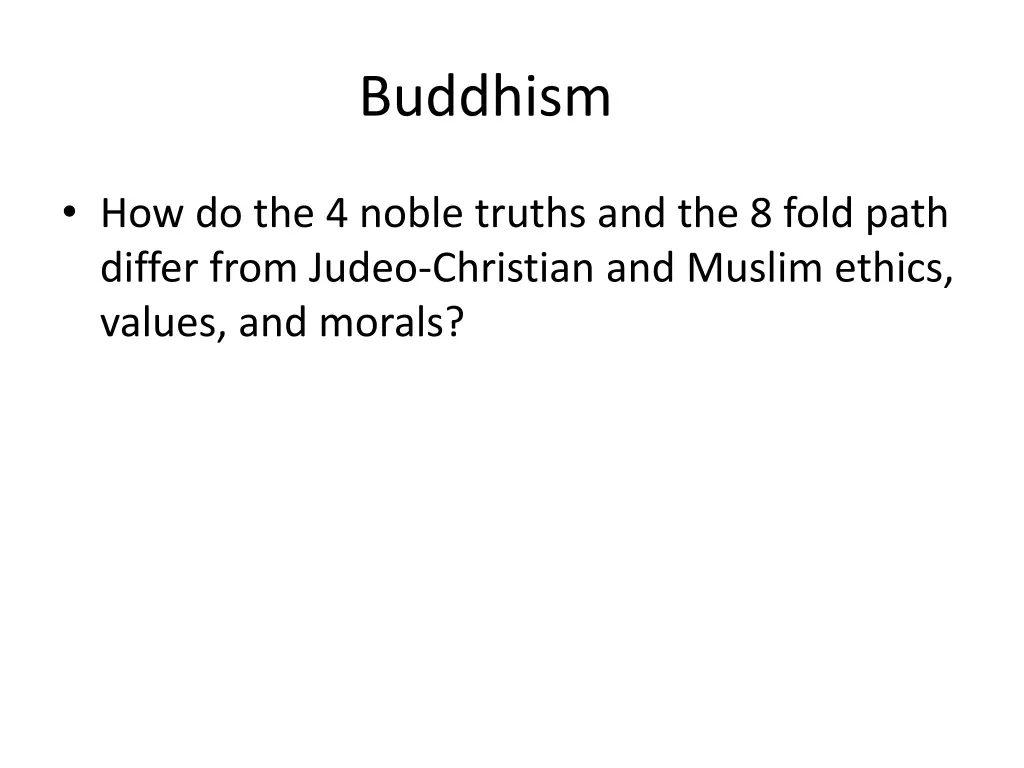 buddhism 1