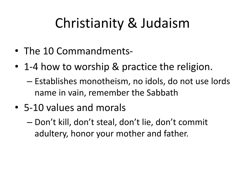 christianity judaism