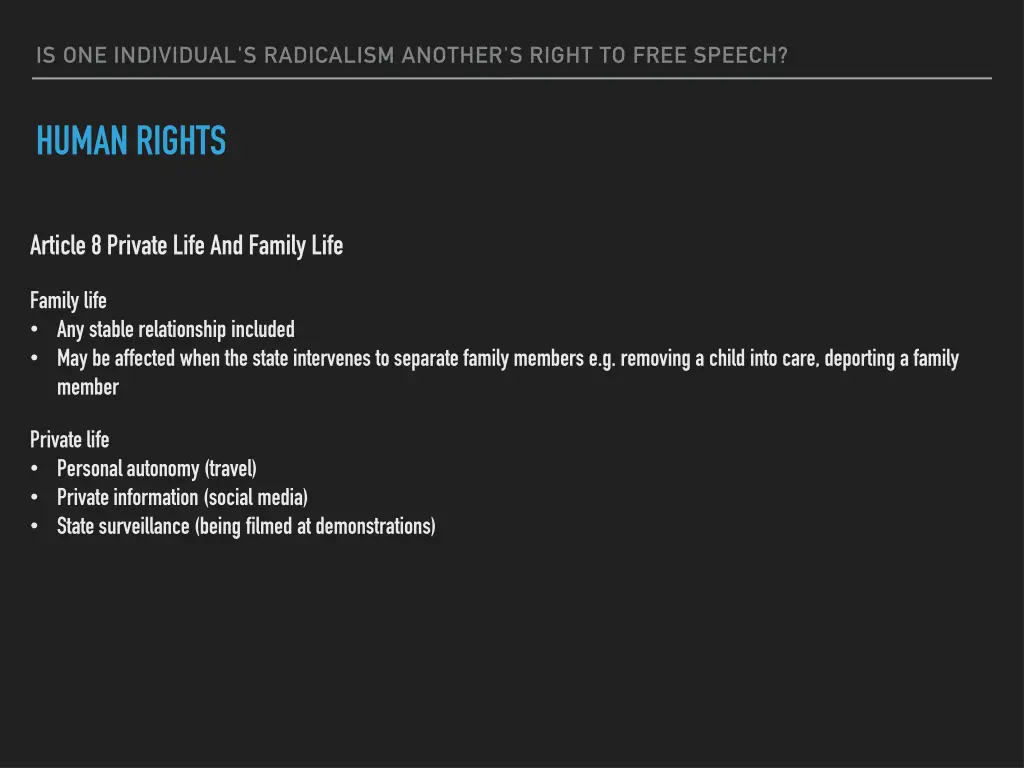 is one individual s radicalism another s right 1