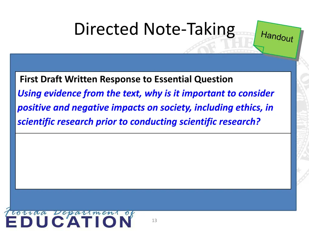 directed note taking 1