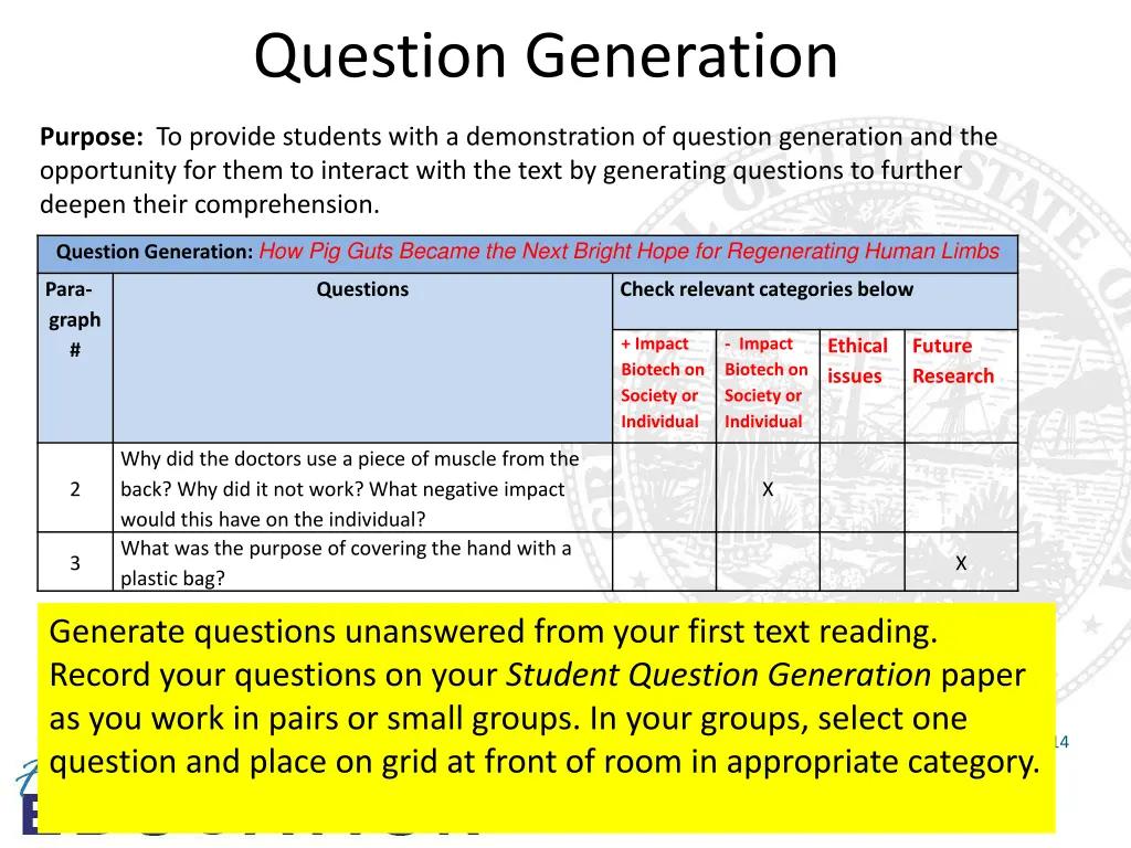 question generation