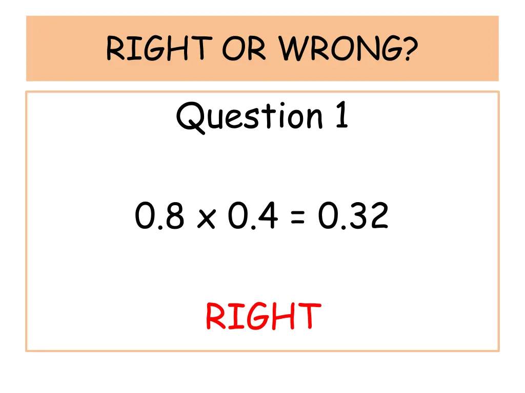 right or wrong
