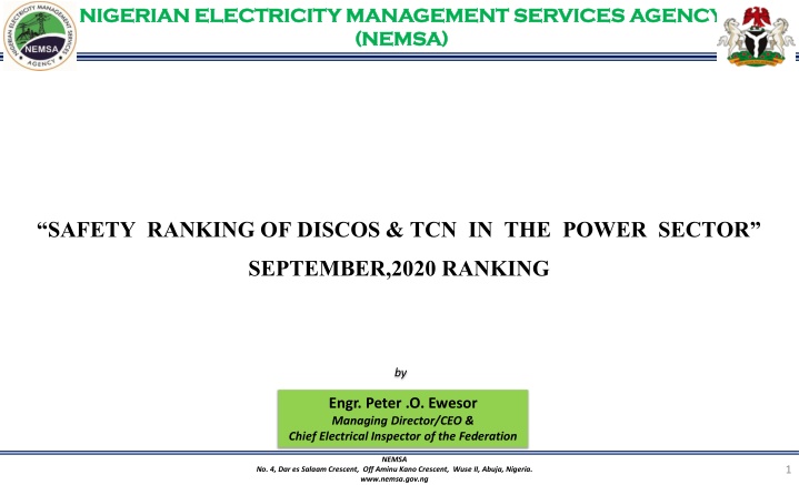 nigerian electricity management services agency