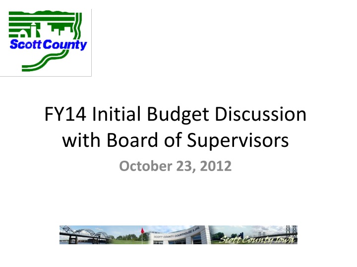 fy14 initial budget discussion with board
