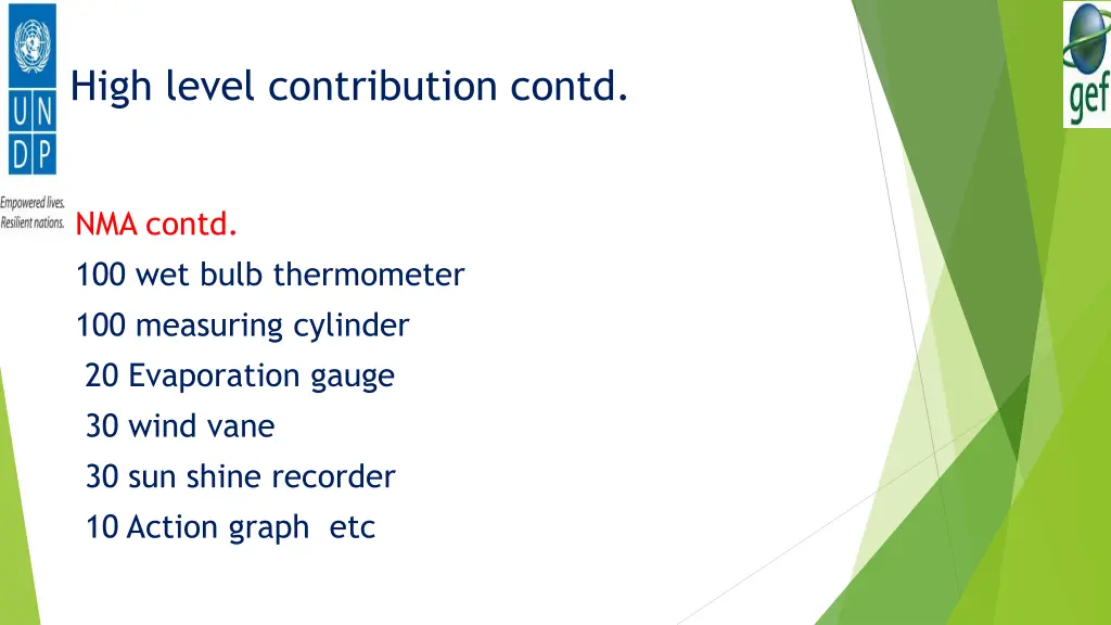 high level contribution contd 2