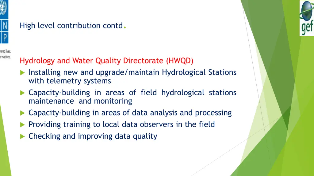 high level contribution contd 3