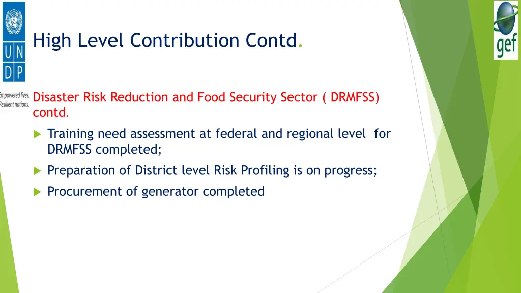 high level contribution contd 5