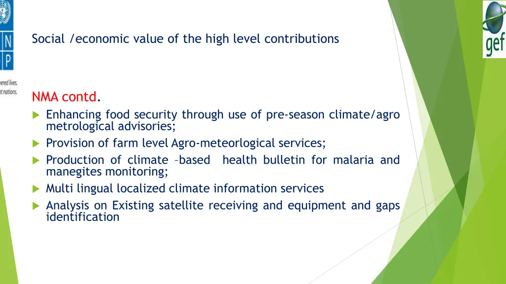 social economic value of the high level