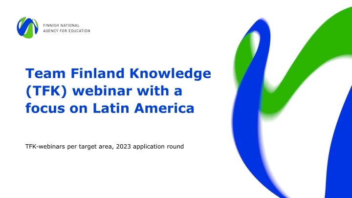 team finland knowledge tfk webinar with a focus