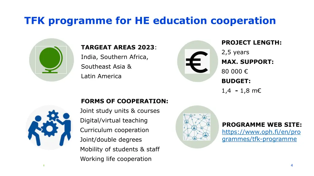 tfk programme for he education cooperation