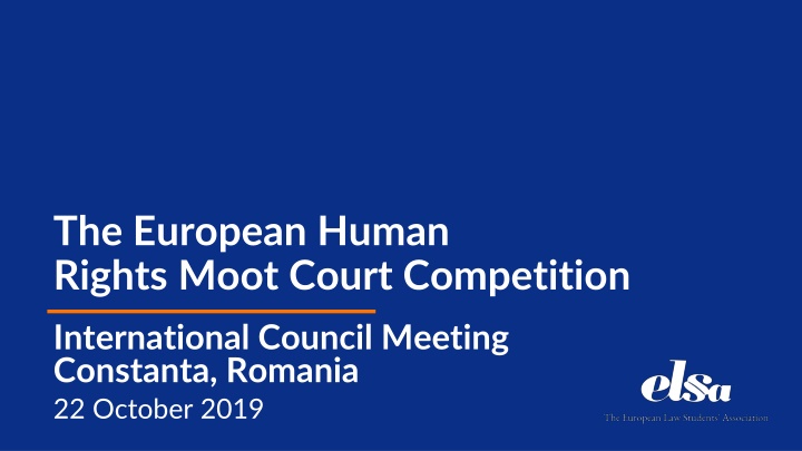 the european human rights moot court competition
