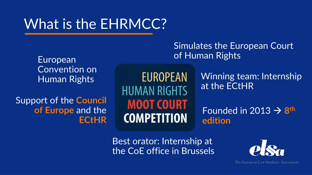 what is the ehrmcc
