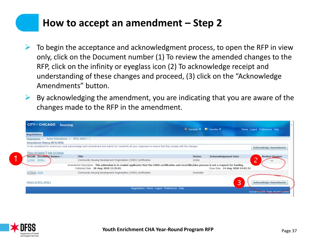 how to accept an amendment step 2