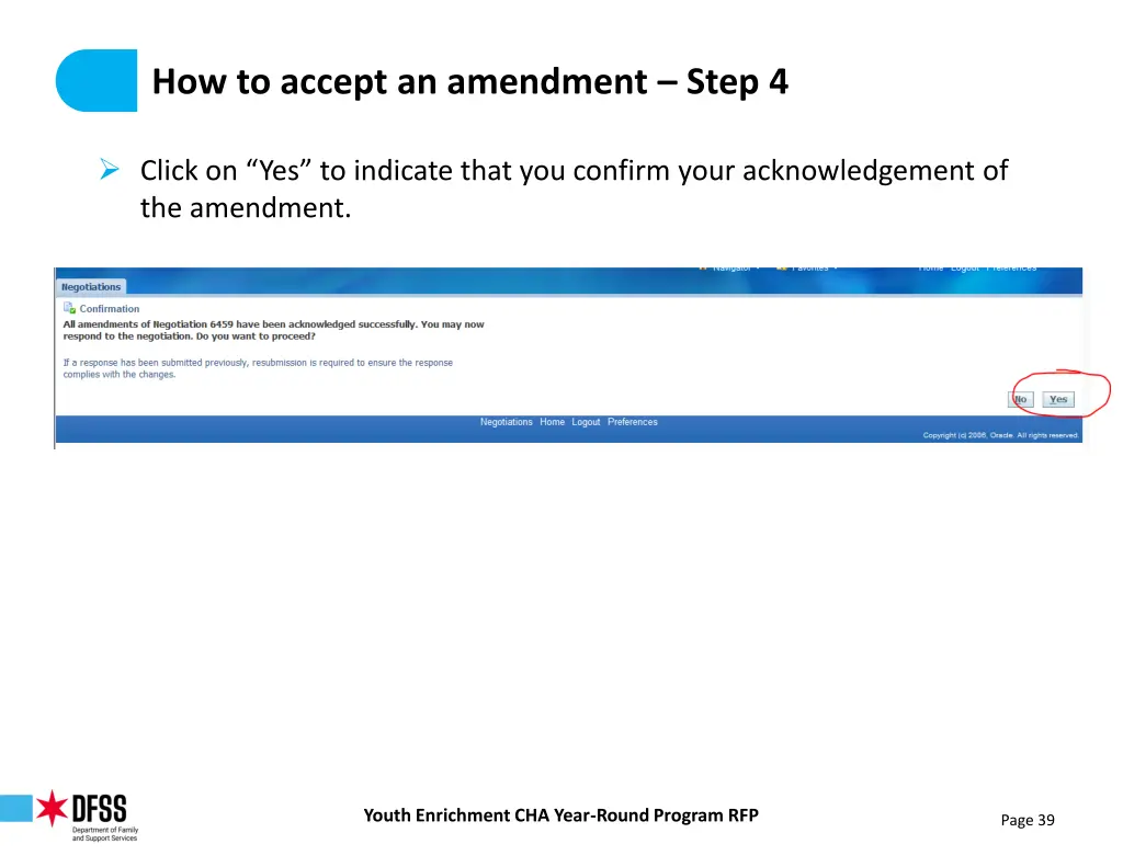 how to accept an amendment step 4
