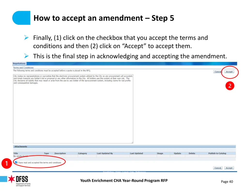 how to accept an amendment step 5