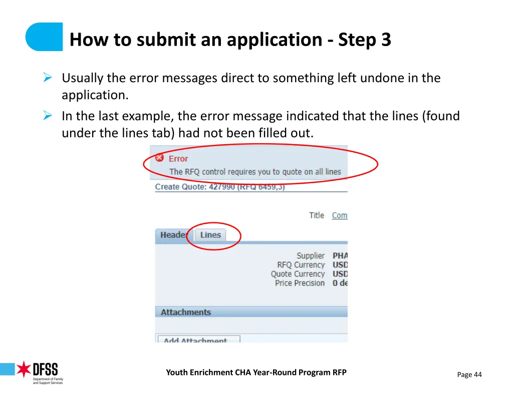 how to submit an application step 3