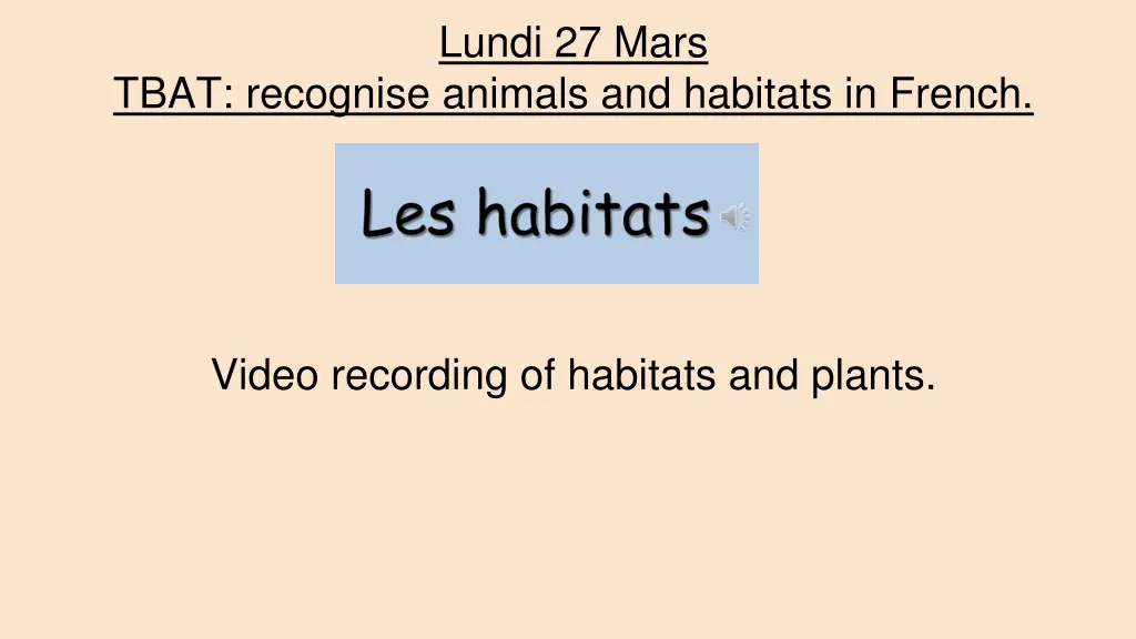 lundi 27 mars