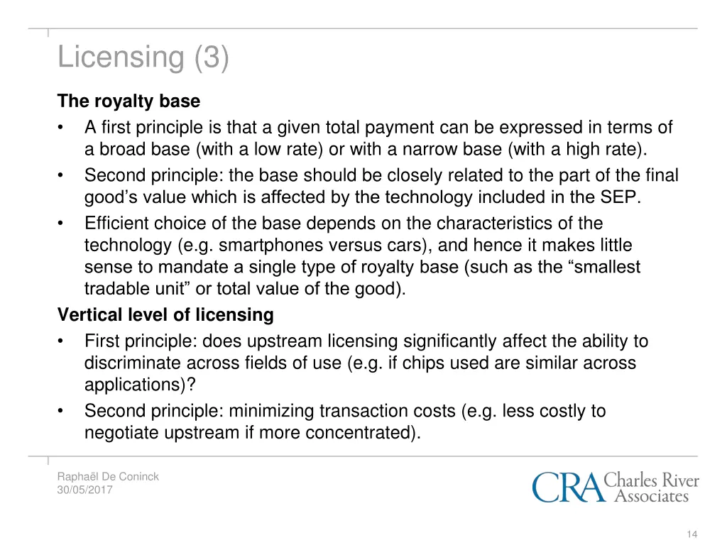 licensing 3