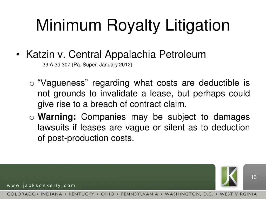 minimum royalty litigation 4