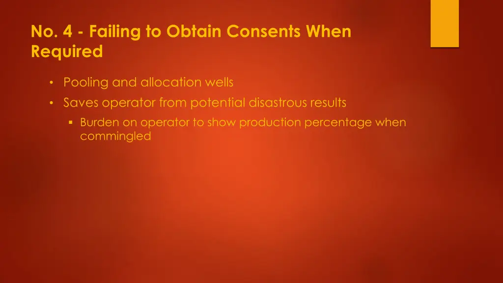 no 4 failing to obtain consents when required